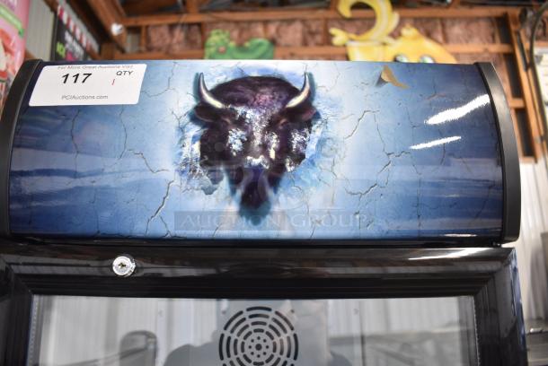 Bison BGCT-6 Metal Commercial Mini Cooler Merchandiser. 115 Volts, 1 Phase. Tested and Working! - Image 4 of 7