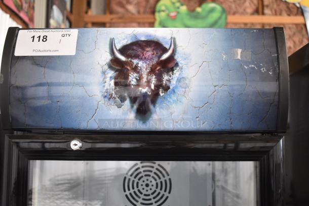 Bison BGCT-6 Metal Commercial Mini Cooler Merchandiser. 115 Volts, 1 Phase. Tested and Working! - Image 4 of 7