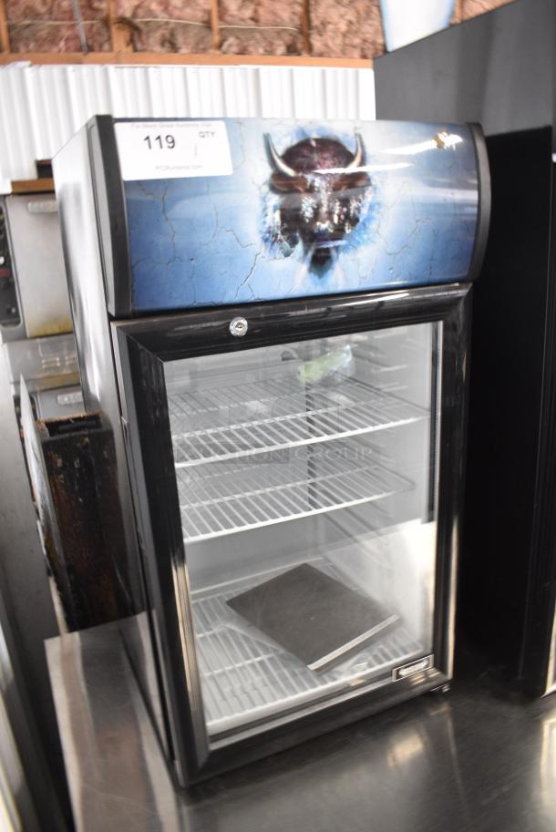 Bison BG-12A Metal Commercial Mini Cooler Merchandiser. 115 Volts, 1 Phase. Tested and Working! - Image 2 of 6
