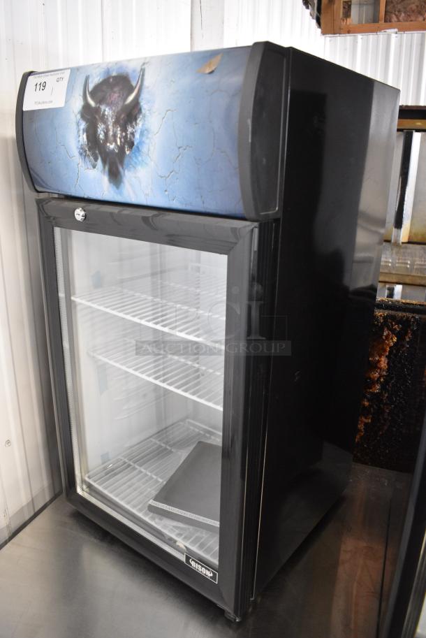 Bison BG-12A Metal Commercial Mini Cooler Merchandiser. 115 Volts, 1 Phase. Tested and Working! - Image 3 of 6