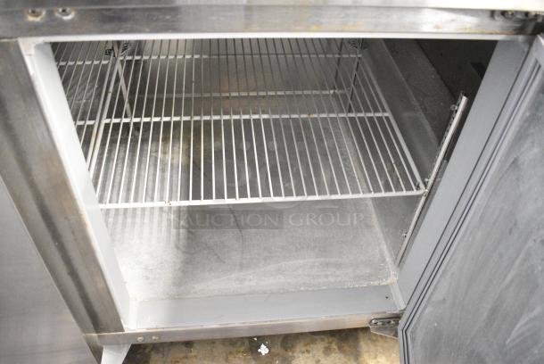 2017 Continental CRA68 Stainless Steel Commercial 3 Door Undercounter Cooler. 115 Volts, 1 Phase. Tested and Powers On But Does Not Get Cold - Image 4 of 8