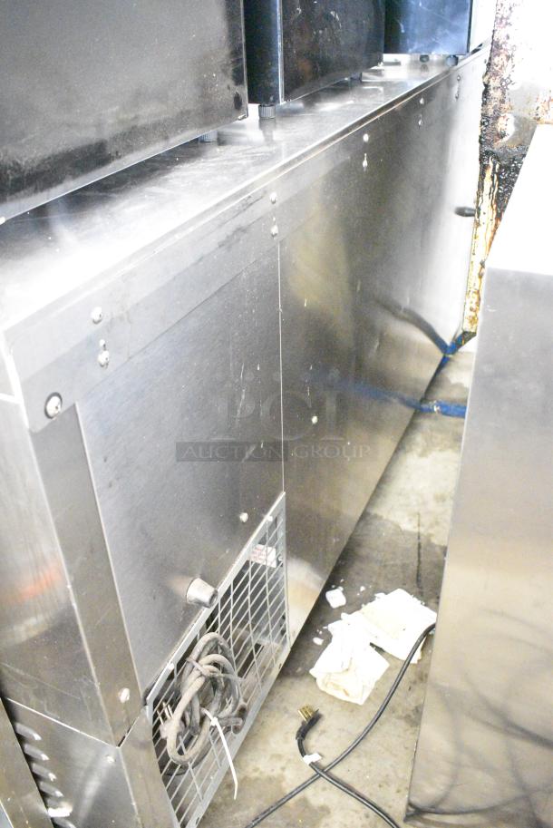 2017 Continental CRA68 Stainless Steel Commercial 3 Door Undercounter Cooler. 115 Volts, 1 Phase. Tested and Powers On But Does Not Get Cold - Image 6 of 8