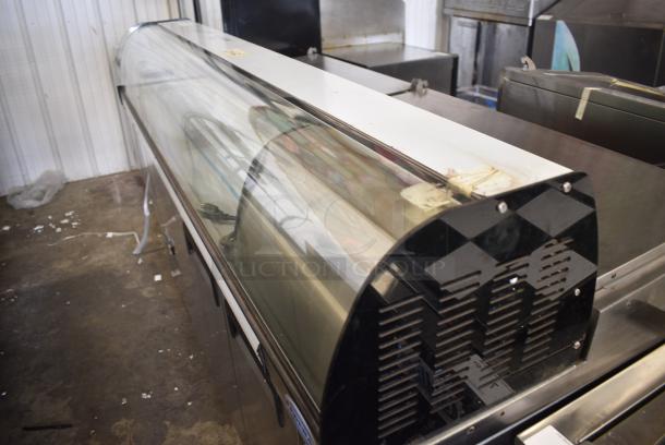 Federal Metal Commercial Countertop Sushi Display Case Merchandiser. 115 Volts, 1 Phase. Tested and Working! - Image 3 of 6