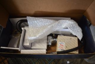 BRAND NEW SCRATCH AND DENT! Waterloo 750EFDMHS Deck Mount Chrome Hands-Free Sensor Faucet with 4 3/4" Gooseneck Spout and Concealed Sensor 750EFDMHS