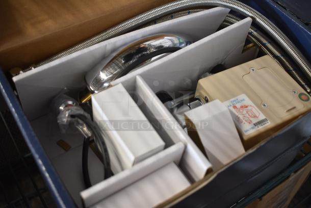 3 BRAND NEW SCRATCH AND DENT! Waterloo 750EFDMCLF Deck-Mount Hands-Free Sensor Faucet with 4 3/4" Cast Spout and 0.5 GPM. 3 Times Your Bid! - Image 2 of 9