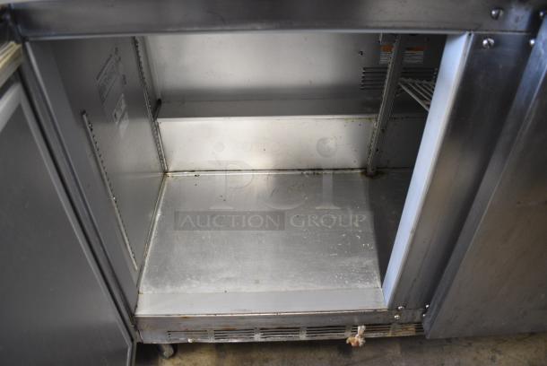 Beverage Air WTR72A Stainless Steel Commercial 3 Door Undercounter Cooler. 115 Volts, 1 Phase. Tested and Working! - Image 3 of 7