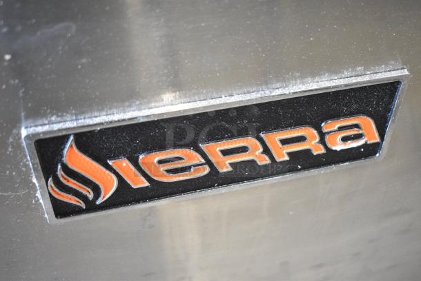 Sierra SR-6-36 Stainless Steel Commercial Natural Gas Powered 6 Burner Range w/ Oven, Back Splash and Over Shelf. - Image 8 of 12