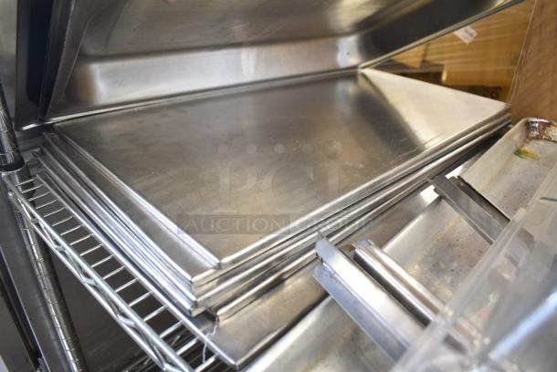 7 Various Items Including Metal Chafing Dish Lids and Metal Baking Pan. 7 Times Your Bid! - Image 4 of 5