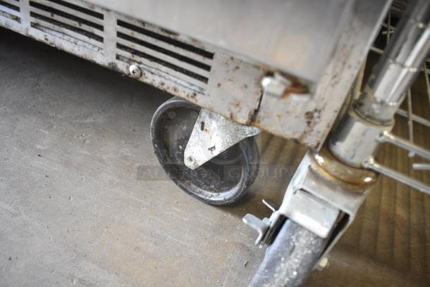 Beverage Air WTR48A Stainless Steel Commercial 2 Door Undercounter Cooler on Commercial Casters. 115 Volts, 1 Phase. Tested and Powers On But Does Not Get Cold - Image 4 of 8