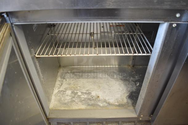 Beverage Air WTR48A Stainless Steel Commercial 2 Door Undercounter Cooler on Commercial Casters. 115 Volts, 1 Phase. Tested and Powers On But Does Not Get Cold - Image 5 of 8