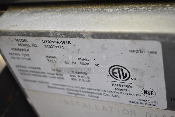 Manitowoc UY0310A-161B Stainless Steel Commercial Undercounter Self Contained Ice Machine. 115 Volts, 1 Phase. - Image 5 of 7
