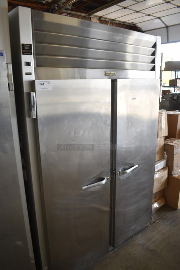 Traulsen G20010 Stainless Steel Commercial 2 Door Reach In Cooler w/ Poly Coated Racks. 115 Volts, 1 Phase. Tested and Working! - Image 2 of 10