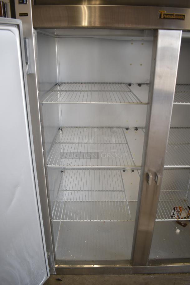 Traulsen G20010 Stainless Steel Commercial 2 Door Reach In Cooler w/ Poly Coated Racks. 115 Volts, 1 Phase. Tested and Working! - Image 5 of 10