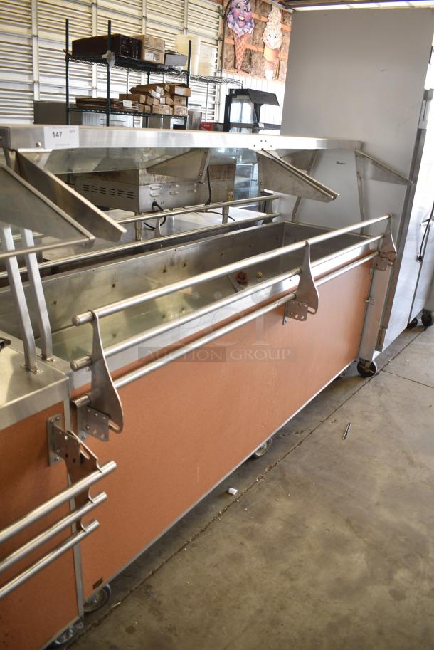 Duke 940-FL-2 M Stainless Steel Commercial Buffet Station w/ Sneeze Guard on Commercial Casters. 115 Volts, 1 Phase. Cannot Test - Unit Trips the Breaker - Image 2 of 9
