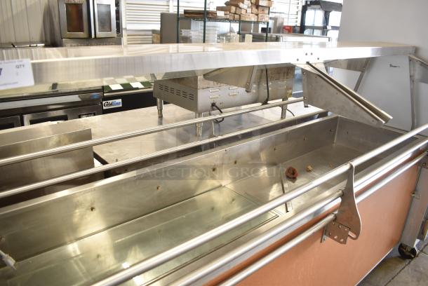 Duke 940-FL-2 M Stainless Steel Commercial Buffet Station w/ Sneeze Guard on Commercial Casters. 115 Volts, 1 Phase. Cannot Test - Unit Trips the Breaker - Image 3 of 9