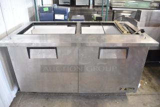 True TSSU-60-24M-B-ST Stainless Steel Commercial Prep Table on Commercial Casters. 115 Volts, 1 Phase. Tested and Working!