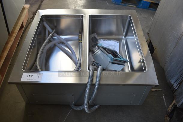 BRAND NEW SCRATCH AND DENT! ServIt 423SDW2H SDW-2H Two Pan Full Size Insulated Drop-In Hot Food Well. 208/240 Volts, 1 Phase. - Image 1 of 8