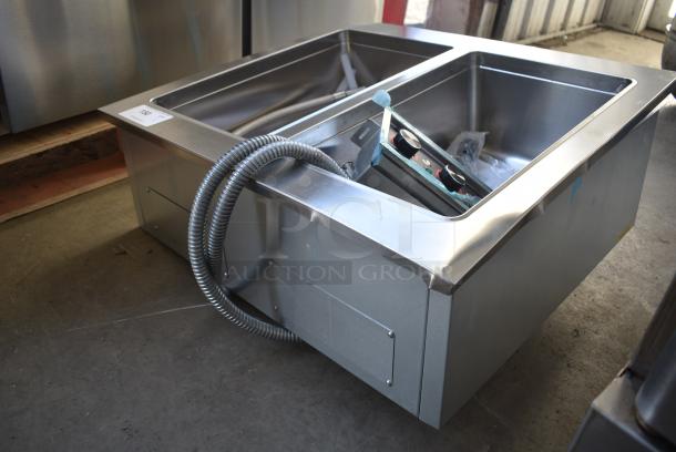 BRAND NEW SCRATCH AND DENT! ServIt 423SDW2H SDW-2H Two Pan Full Size Insulated Drop-In Hot Food Well. 208/240 Volts, 1 Phase. - Image 3 of 8