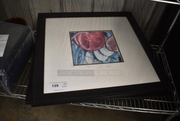 2 Framed Pictures Including Salad and Cucumbers. 2 Times Your Bid! - Image 1 of 3