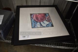 2 Framed Pictures Including Salad and Cucumbers. 2 Times Your Bid!