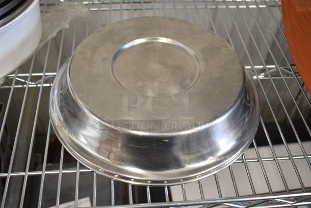 23 Various Poly and Stainless Dome Covers. 23 Times Your Bid! - Image 3 of 8