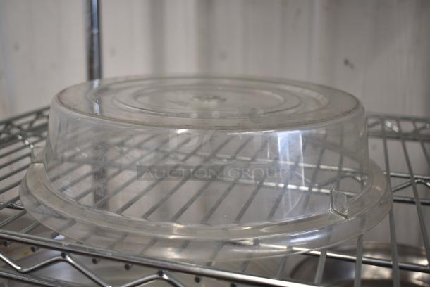 23 Various Poly and Stainless Dome Covers. 23 Times Your Bid! - Image 4 of 8