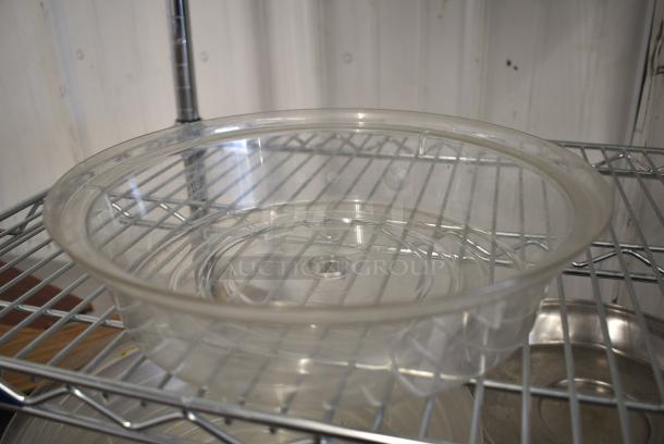 23 Various Poly and Stainless Dome Covers. 23 Times Your Bid! - Image 5 of 8