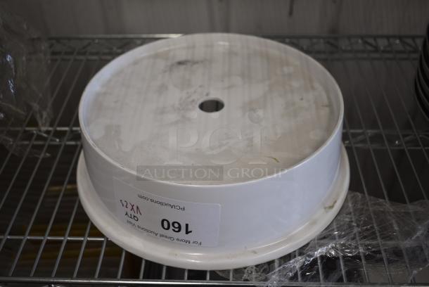 23 Various Poly and Stainless Dome Covers. 23 Times Your Bid! - Image 8 of 8
