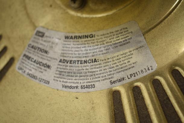 3 Ceiling Mount Fan. 3 Times Your Bid! - Image 5 of 8