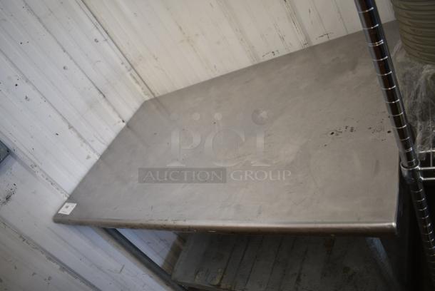 Stainless Steel Table w/ Metal Under Shelf. - Image 3 of 5