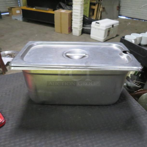 One 1/3 Size 6 Inch Deep Hotel Pan With Lid. - Image 1 of 1