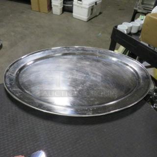 One 26X18 Stainless Steel Tray.