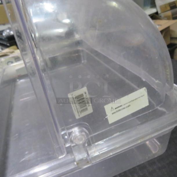 One Full Size 4 Inch Deep Food Storage Container With Dome Shaped Flip Lid. - Image 3 of 3