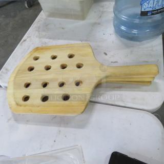 Wooden Pizza Paddle. 4XBID