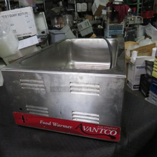 One Avantco Food Warmer. Model# 177VVS. 120 Volt. 14.5X22.5X9 - Image 1 of 2