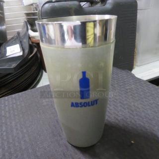 Absolute Vodka Mixing Glass.