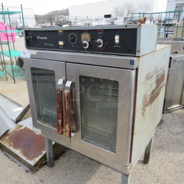One Vulcan Thermaire Electric Convection Oven With 5 Racks. Model# ET-10. 208 Volt. 35.5X37X54. - Image 3 of 3