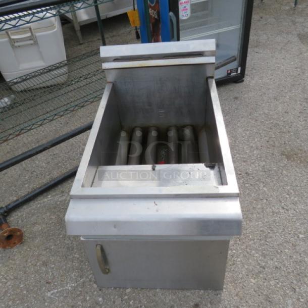 One CPG Stainless Steel Natural Gas Deep Fryer. Model# GF60-NG. 17X29X24. - Image 2 of 2