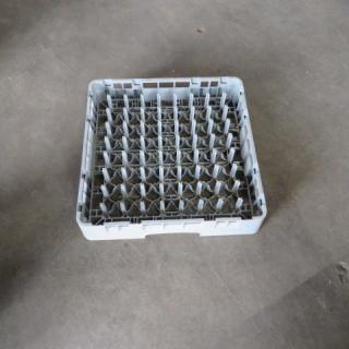 One Gray Dishwasher Rack.
