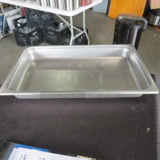 One Full Size 2.5 Inch Hotel Pan.