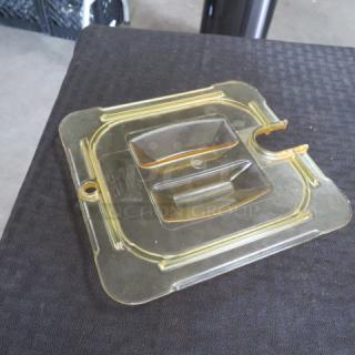 1/6 Size Amber Food Storage Lid. 3XBID