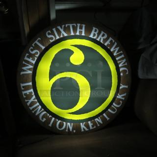 One WORKING West 6th Brewing Lexington Ky Bar Light.