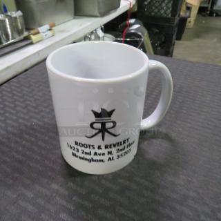 One Lot Of 12 Coffee Mugs.