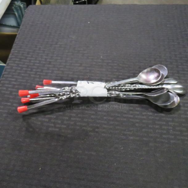 One Lot Of 9 Swizel Spoons. - Image 1 of 1