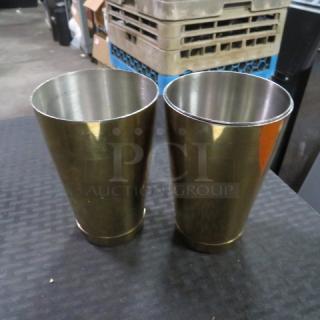 Stainless Steel Mixing Glass. 2XBID