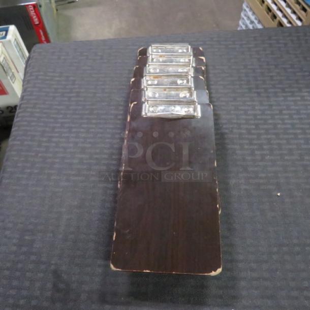 One Lot Of Guest Check Holders. - Image 1 of 1