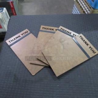 One Lot Of Guest Check Holders.