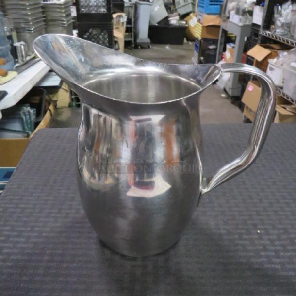 One Stainless Steel American Metalcraft Bell Pitcher. - Image 1 of 1