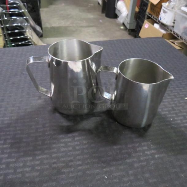 Assorted Size Stainless Steel Frothing Pitcher. 2XBID - Image 1 of 1