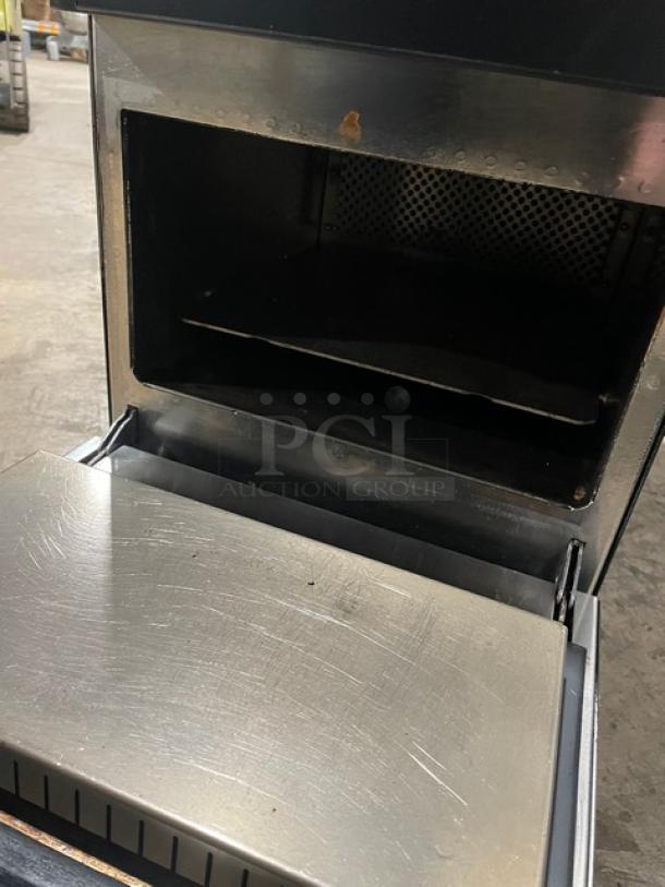 Late Model! MerryChef Commercial Black Electric Powered Countertop High Speed Rapid Cook Oven! Model: Eikon E2S SN: 2007213091435! 208/240V 1 Phase! - Image 6 of 8